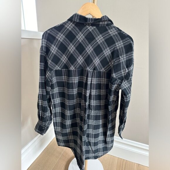 Oak + Fort Plaid Button-Down Shirt – Size Small - Picture 2 of 5